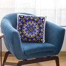 Oriental Tiles Blue Gold Iv Throw Pillow By Andrea Haase