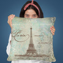 Paris Mon Amour Throw Pillow By Andrea Haase