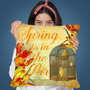 Spring Throw Pillow By Andrea Haase