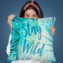 Stay Wild Throw Pillow By Andrea Haase
