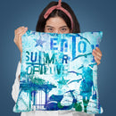 Summer Of Love I Throw Pillow By Andrea Haase