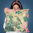 Toucans Paradise I Throw Pillow By Andrea Haase