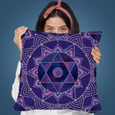 Tribal Purpur I Throw Pillow By Andrea Haase