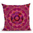 Tribal Purpur Throw Pillow By Andrea Haase