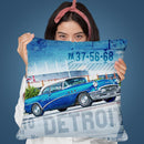 Trip To Detroit Throw Pillow By Andrea Haase