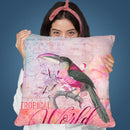 Tropical World Throw Pillow By Andrea Haase