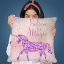 Unicorn Magic Throw Pillow By Andrea Haase