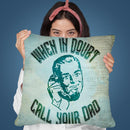 When In Doubt Throw Pillow By Andrea Haase