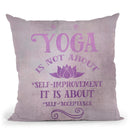 Yoga Throw Pillow By Andrea Haase