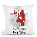 Bad Assy Throw Pillow By Alison Gordon
