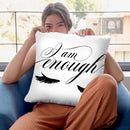 I Am Enough Throw Pillow By Alison Gordon