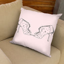 C'S And Bows Throw Pillow By Alison Gordon