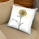 Sunflower Throw Pillow By Alison Gordon