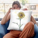 Sunflower Throw Pillow By Alison Gordon