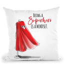 Superhero Quote Throw Pillow By Alison Gordon