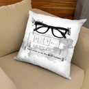 Adams Library Throw Pillow By Alison Gordon