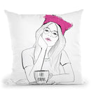 I Am Strong Throw Pillow By Alison Gordon