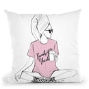 Beverly Hills Throw Pillow By Alison Gordon