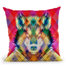 Corporate Wolf Cushion Throw Pillow By Ali Gulec
