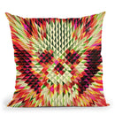 Geo Skull Sq Throw Pillow By Ali Gulec