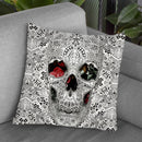 Lace Skull Light 6000 Throw Pillow By Ali Gulec