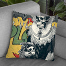 Lady Cushion Throw Pillow By Ali Gulec
