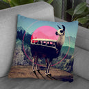 Lama Throw Pillow By Ali Gulec