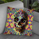 Skull Geo S3S Throw Pillow By Ali Gulec