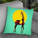 Giraffe Throw Pillow By Ali Gulec