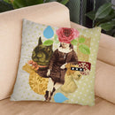 Childhood Throw Pillow By Elo Marc - All About Vibe