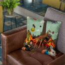 Circus Throw Pillow By Elo Marc - All About Vibe