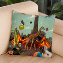 Circus Throw Pillow By Elo Marc - All About Vibe