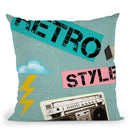Love Retro Style Throw Pillow By Elo Marc - All About Vibe