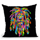 Lion Rasta Throw Pillow By Bob Weer - All About Vibe