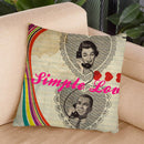 Simple Love Throw Pillow By Elo Marc - All About Vibe