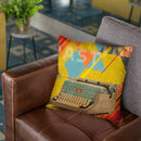 Text From The Past Throw Pillow By Elo Marc - All About Vibe
