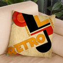 Vintage Retro Movement Throw Pillow By Elo Marc - All About Vibe