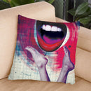 Bla Bla Bla Throw Pillow By Elo Marc - All About Vibe
