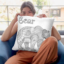 Bear Throw Pillow By Bob Weer - All About Vibe