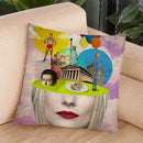 Uncertainty Throw Pillow By Elo Marc - All About Vibe