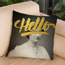 Hello Throw Pillow By Elo Marc - All About Vibe