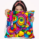 Pop 1 Throw Pillow By Howie Green - All About Vibe