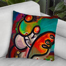 Mardi Gras Lady B Throw Pillow By Howie Green - All About Vibe