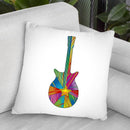 Pop Art Guitar Star Throw Pillow By Howie Green - All About Vibe