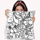 Kville Flowers 8 Throw Pillow By Howie Green - All About Vibe
