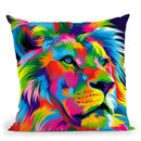 Lion New Throw Pillow By Bob Weer - All About Vibe