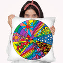 Star Circle 2 Throw Pillow By Howie Green - All About Vibe