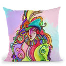 Harlequin Throw Pillow By Howie Green - All About Vibe