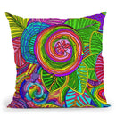 Water Flowers Throw Pillow By Howie Green - All About Vibe