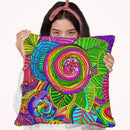 Water Flowers Throw Pillow By Howie Green - All About Vibe